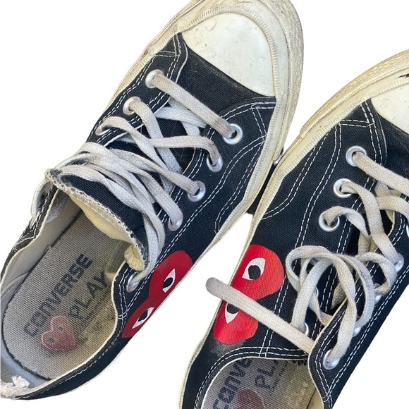 Commes Des Garçons Converse Low Sneakers Size 7 - Picture 14 of 15